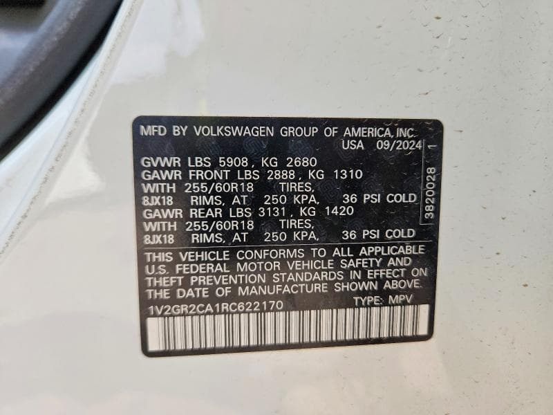 2024 VOLKSWAGEN ATLAS PEAK EDITION SEL PEAK EDITION SEL 13