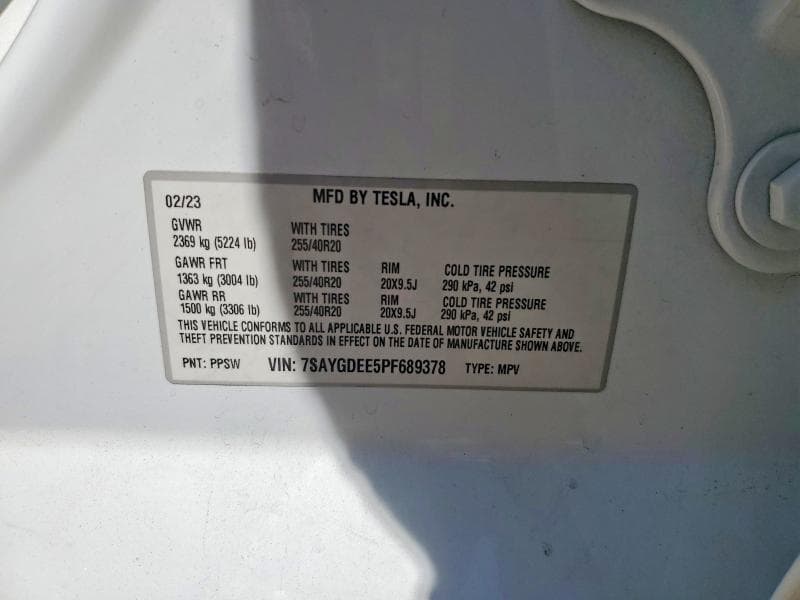 2023 TESLA MODEL Y 12