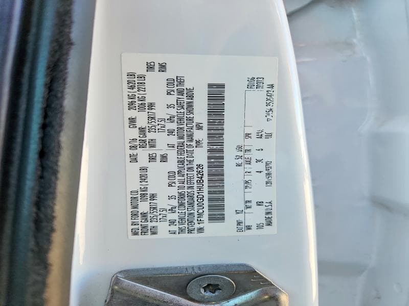 2017 FORD ESCAPE SE 13