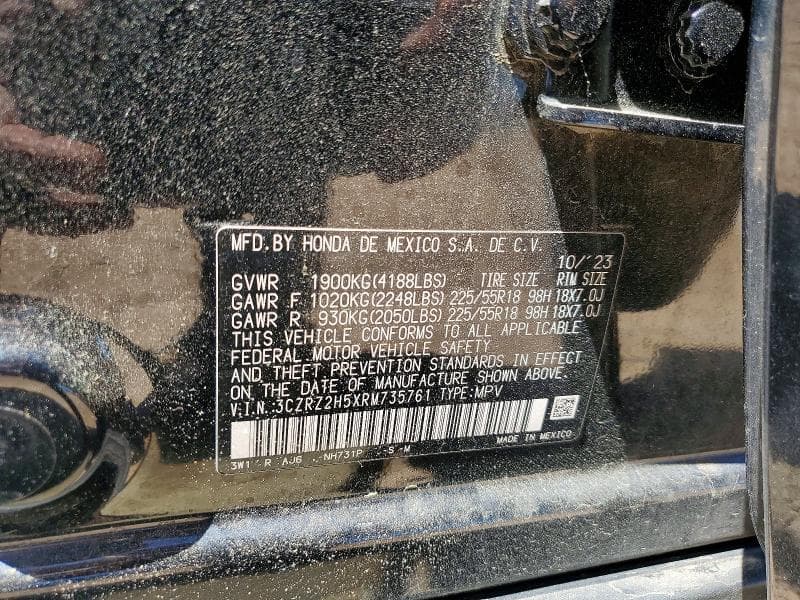 2024 HONDA HR-V SPORT SPORT 13