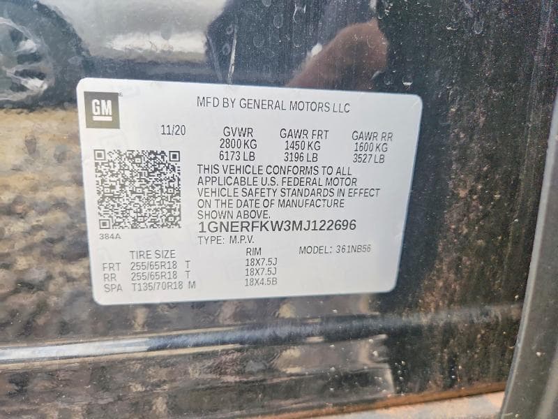 2021 CHEVROLET TRAVERSE LS 13
