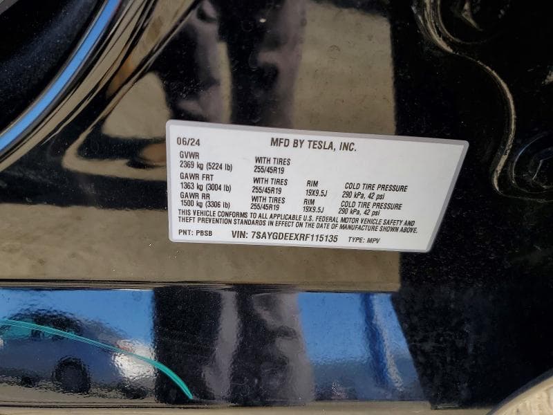 2024 TESLA MODEL Y 14