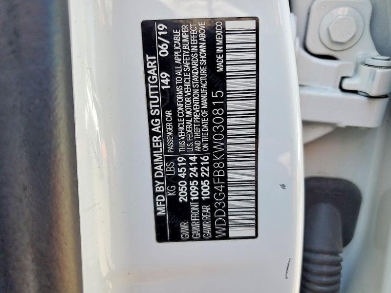 2019 MERCEDES-BENZ A 220 4MATIC 12