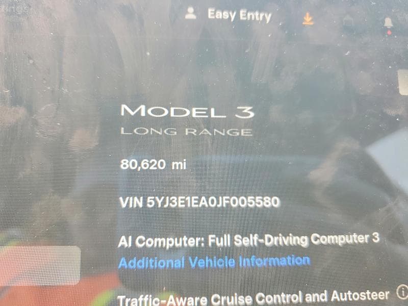 2018 TESLA MODEL 3 9