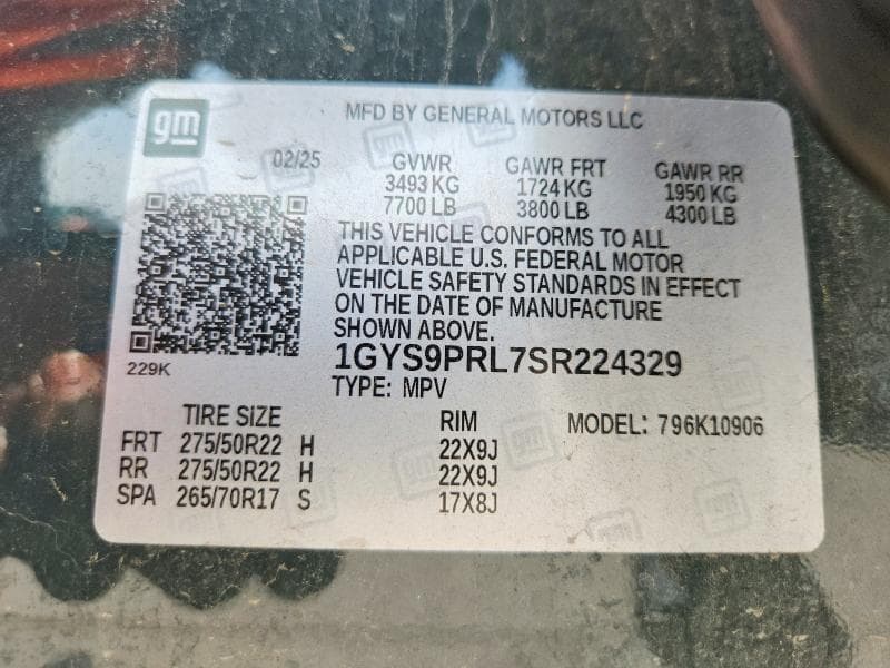 2025 CADILLAC ESCALADE ESV SPORT ESV SPORT 13