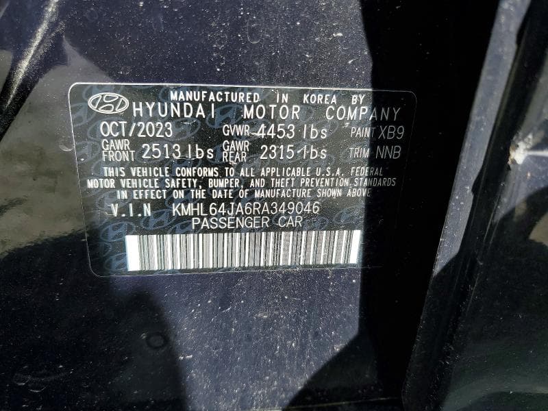 2024 HYUNDAI SONATA SEL SEL 12