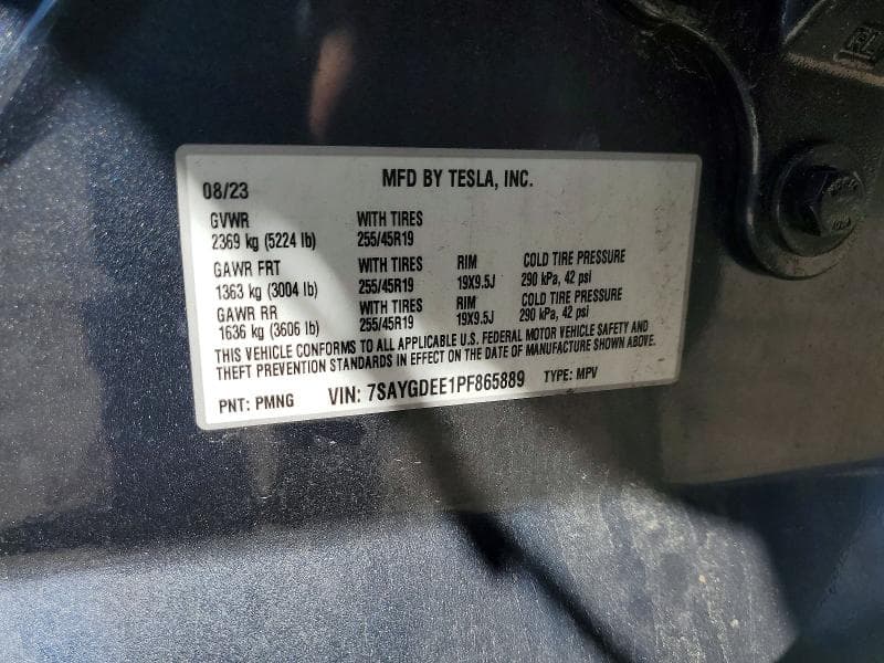 2023 TESLA MODEL Y 13