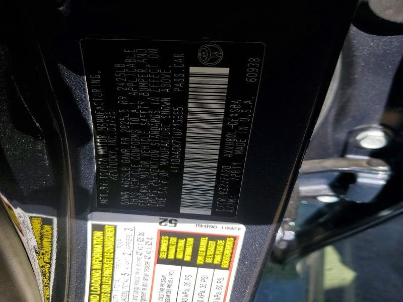 2026 TOYOTA CAMRY SE 12