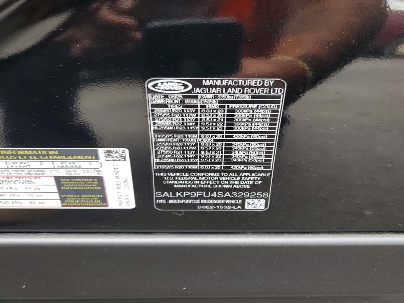 2025 LAND ROVER RANGE ROVER SE 12