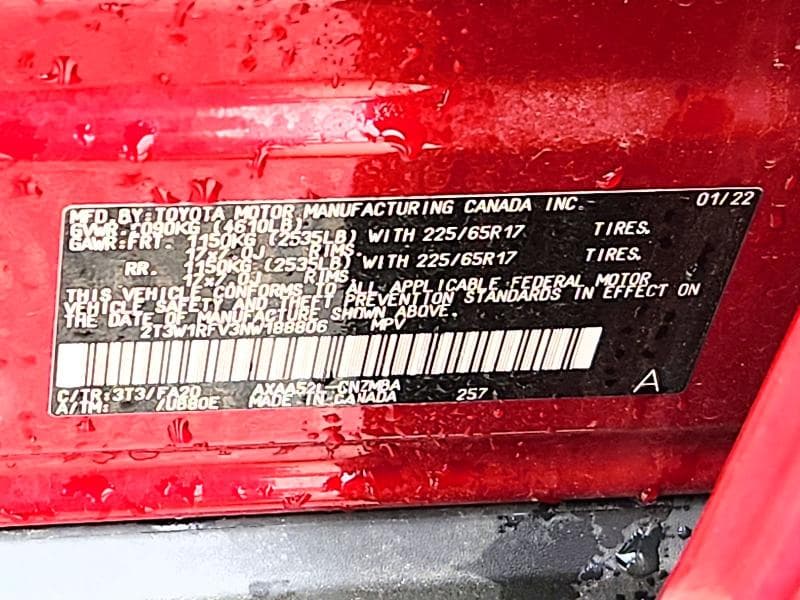 2022 TOYOTA RAV4 XLE XLE 12
