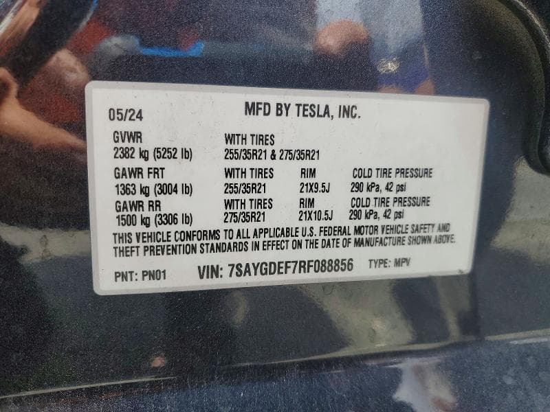2024 TESLA MODEL Y 13