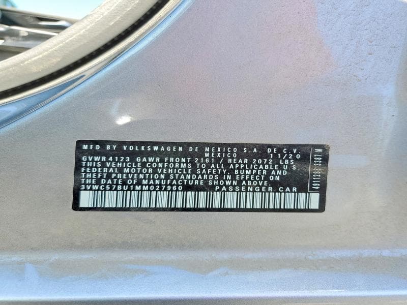 2021 VOLKSWAGEN JETTA S 12