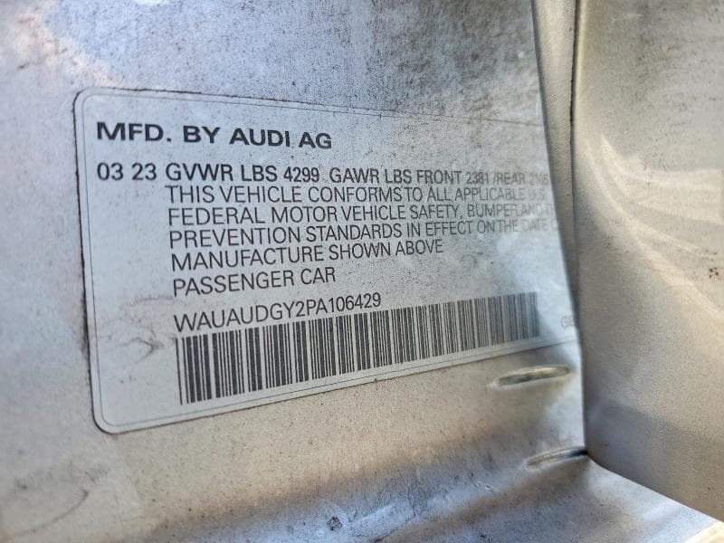 2023 AUDI A3 PREMIUM 12