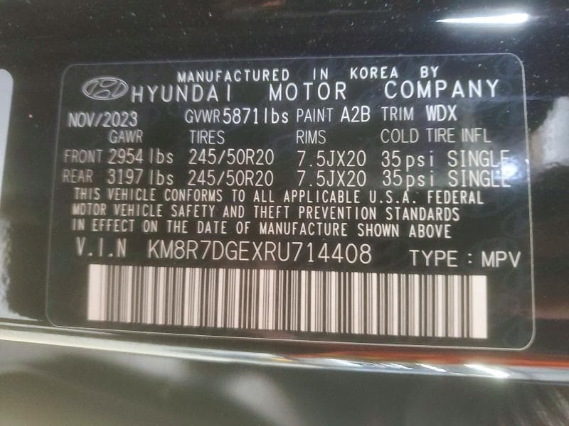 2024 HYUNDAI PALISADE CALLIGRAPHY 14