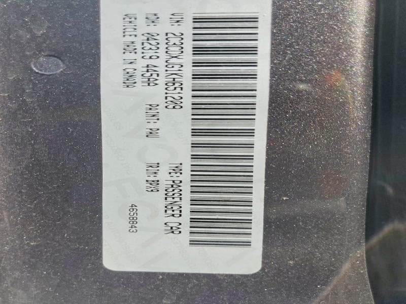 2019 DODGE CHARGER SXT 12
