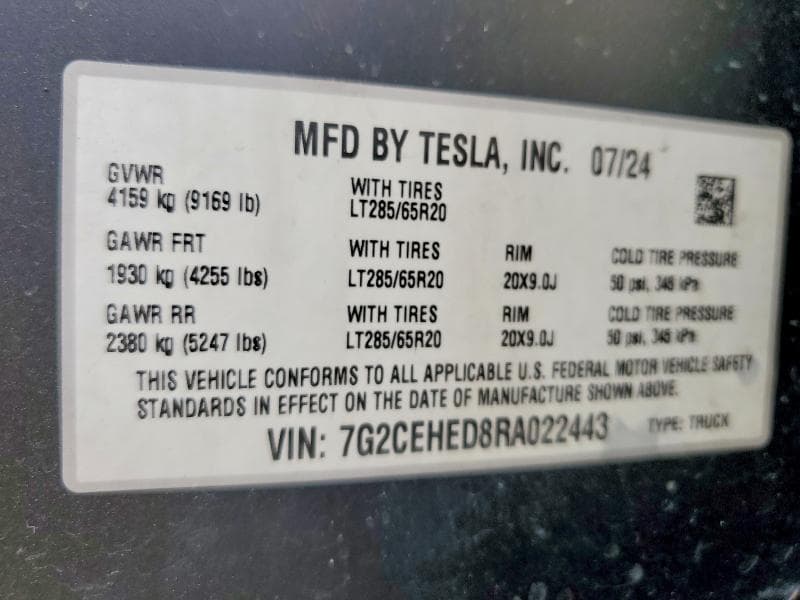 2024 TESLA CYBERTRUCK 13