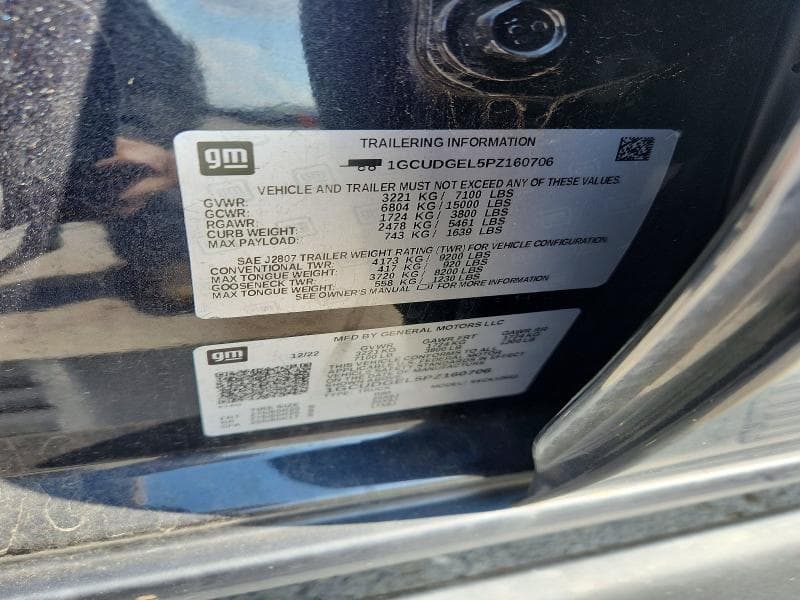 2023 CHEVROLET SILVERADO K1500 LTZ K1500 LTZ 12