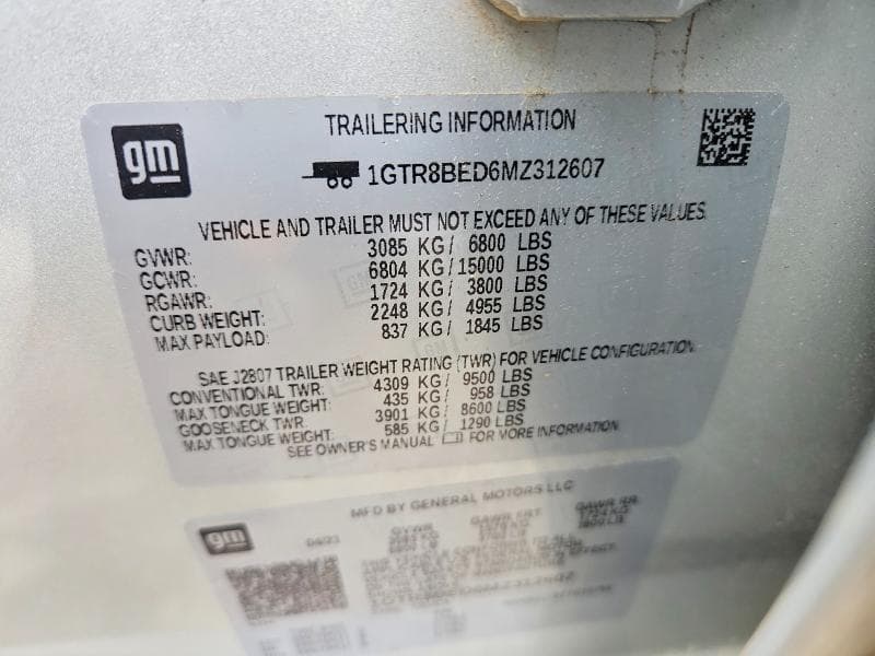 2021 GMC SIERRA C1500 SLE 12