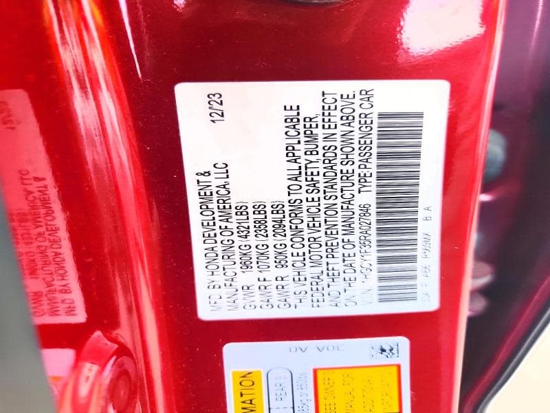 2024 HONDA ACCORD EX EX 12