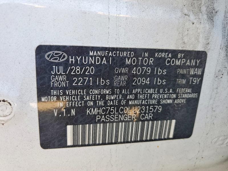 2020 HYUNDAI IONIQ SE 13