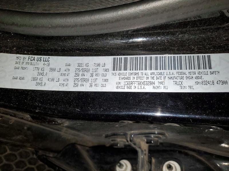 2019 RAM 1500 BIG HORN BIG HORN 12