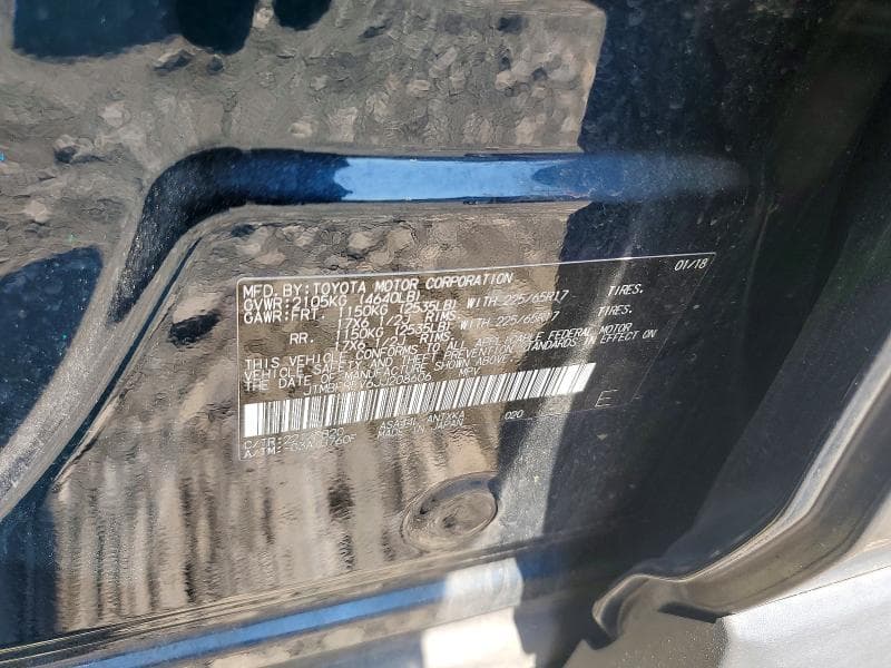 2018 TOYOTA RAV4 LE LE 12