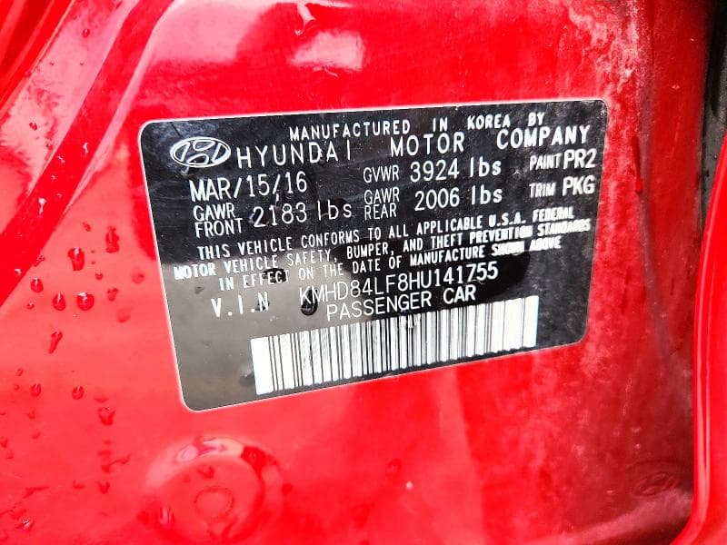 2017 HYUNDAI ELANTRA SE SE 12