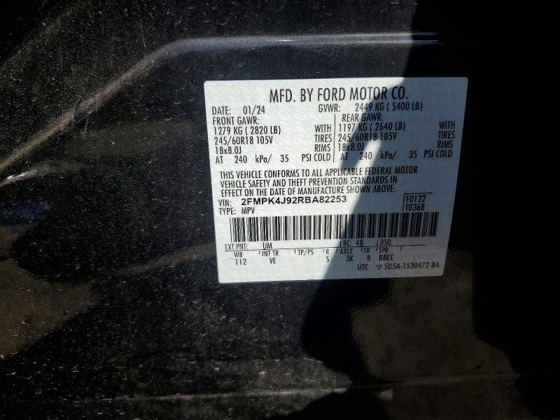 2024 FORD EDGE SEL SEL 13