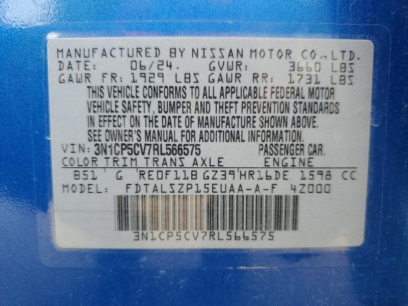 2024 NISSAN KICKS SV SV 12