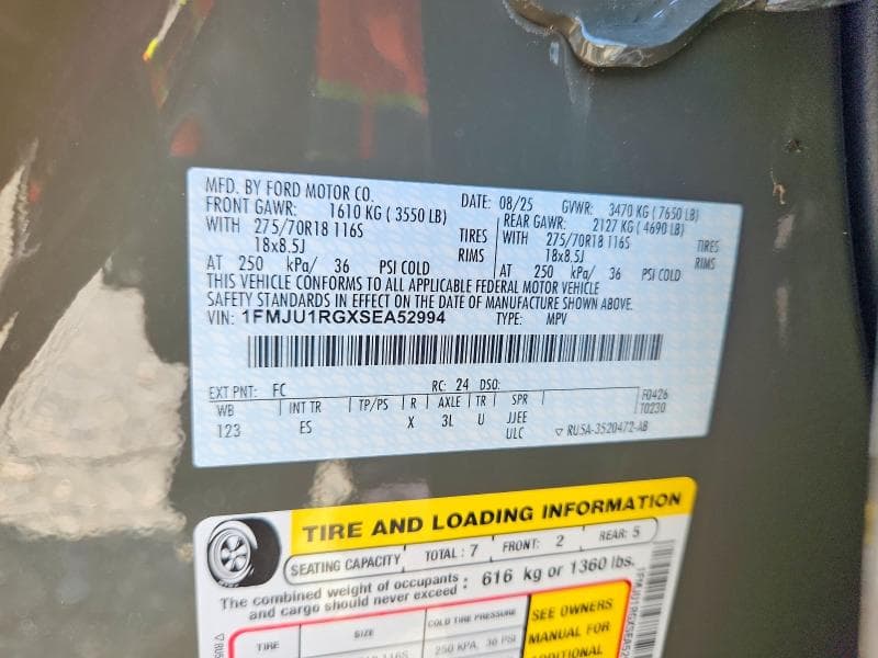 2025 FORD EXPEDITION TREMOR 13