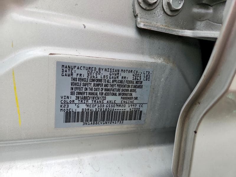 2022 NISSAN SENTRA SV 12