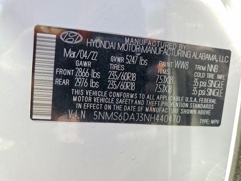 2022 HYUNDAI SANTA FE XRT XRT 13