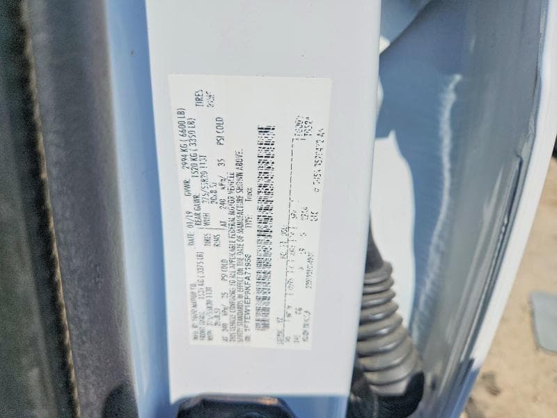 2019 FORD F150 SUPERCREW 12