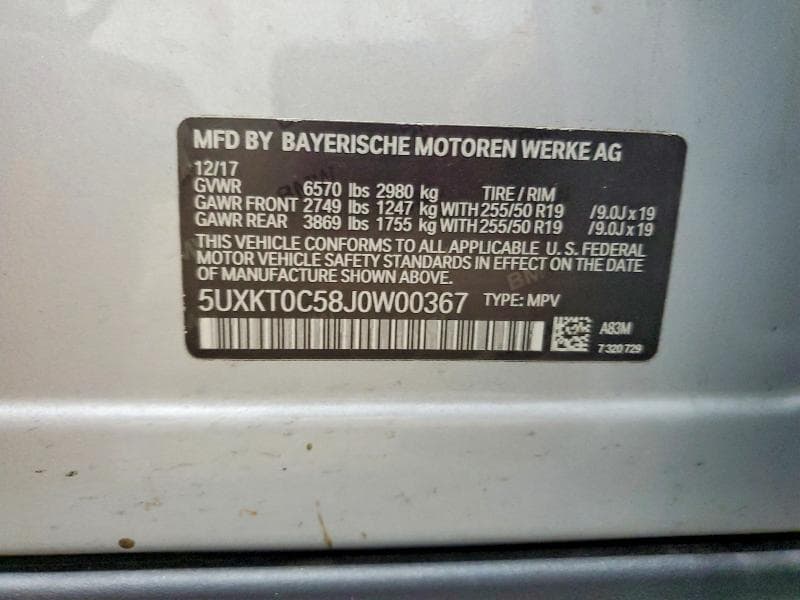 2018 BMW X5 XDR40E XDR40E 13
