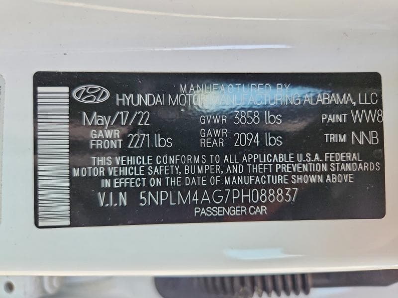 2023 HYUNDAI ELANTRA SEL 12