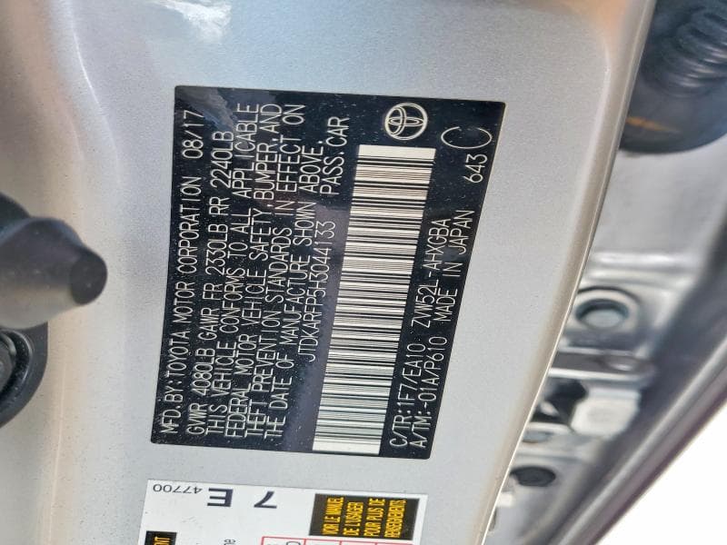 2017 TOYOTA PRIUS PRIME PLUS PLUS 13