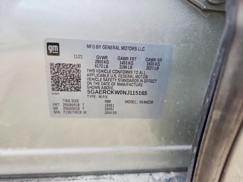 2022 BUICK ENCLAVE PREMIUM PREMIUM 13