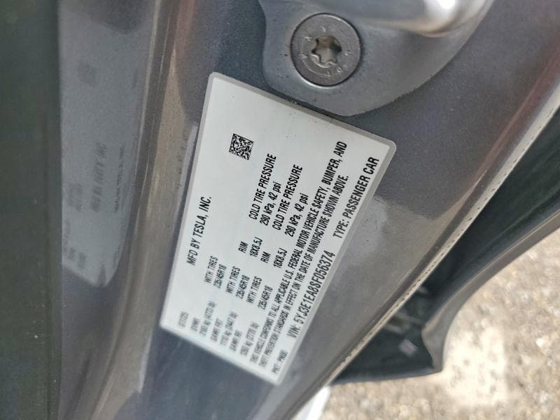2025 TESLA MODEL 3 12