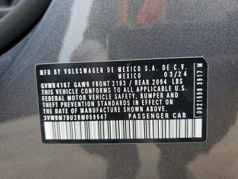2024 VOLKSWAGEN JETTA SPORT SPORT 13