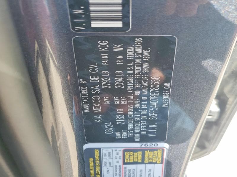 2024 KIA FORTE GT LINE GT LINE 13