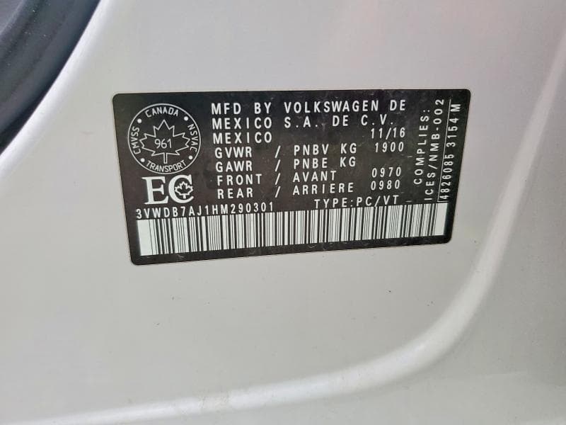 2017 VOLKSWAGEN JETTA SE 12