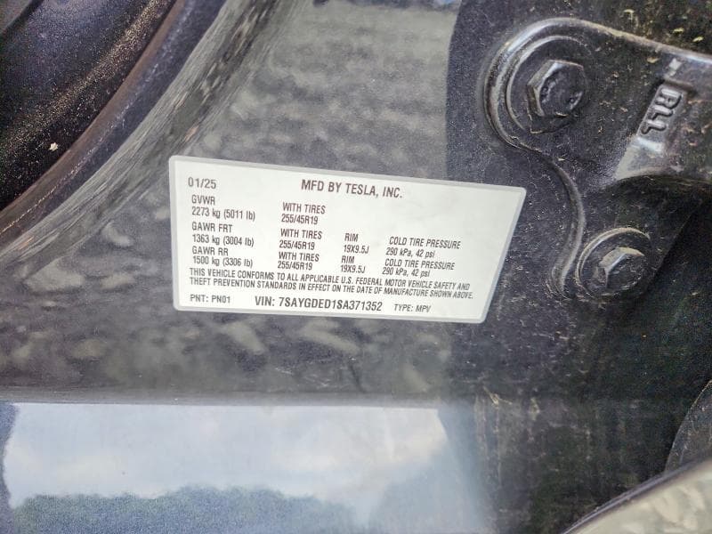 2025 TESLA MODEL Y 12