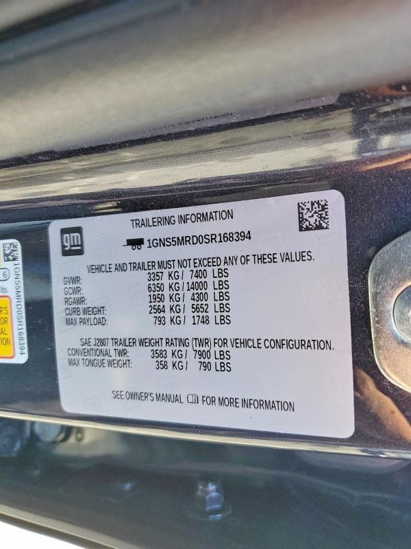 2025 CHEVROLET TAHOE C1500 LS C1500 LS 14