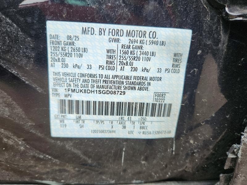 2025 FORD EXPLORER ACTIVE 14