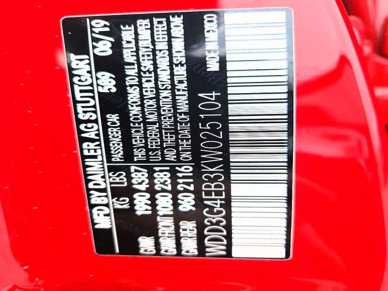 2019 MERCEDES-BENZ A 220 220 12