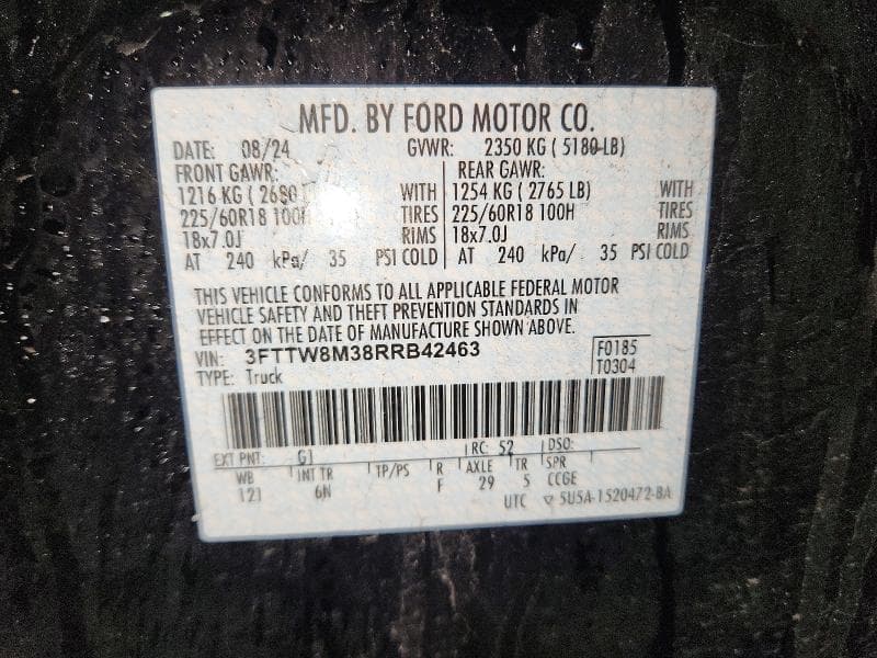 2024 FORD MAVERICK LARIAT LARIAT 13
