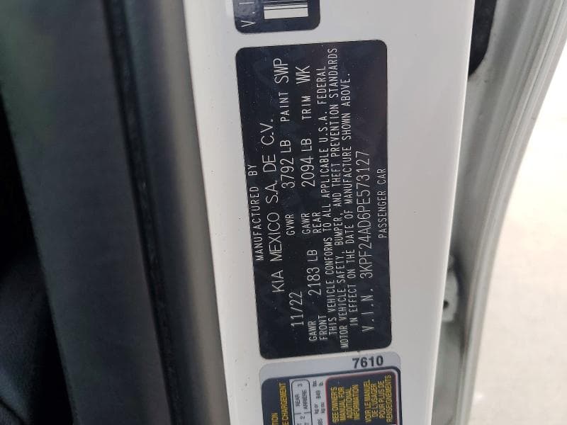 2023 KIA FORTE LXS 13