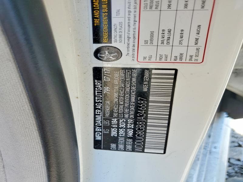 2018 MERCEDES-BENZ S 560 4MATIC 560 4MATIC 12