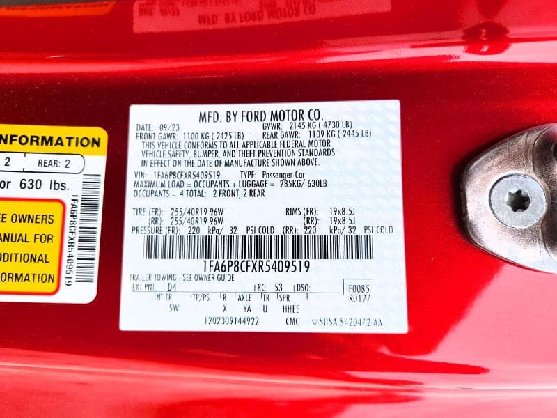 2024 FORD MUSTANG GT 12