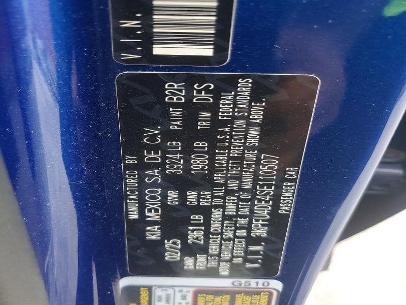 2025 KIA K4 EX EX 12
